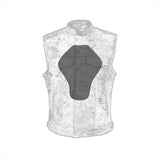 Safety Leather Vest Brown 