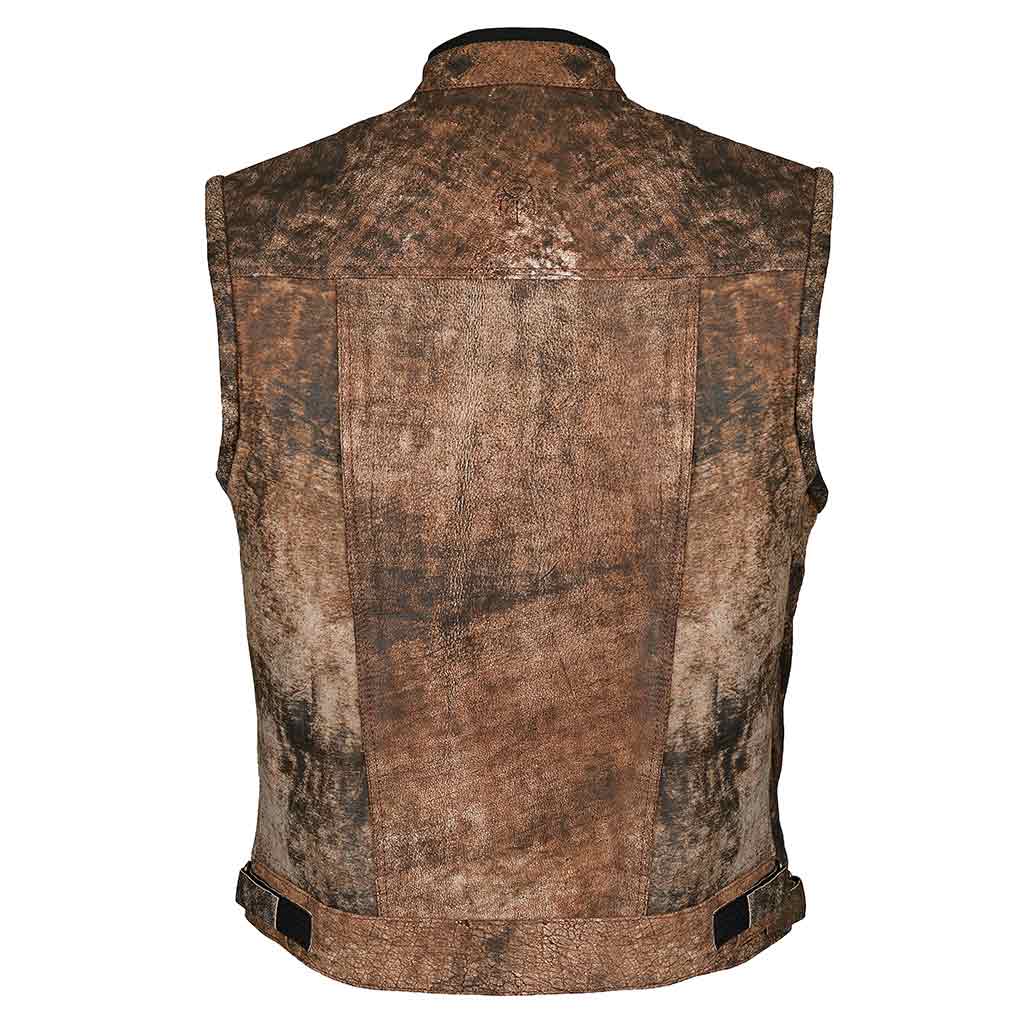 RIDERACT  vest brown sons of anarchy Back Side 