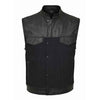 RIDERACT® Mens Denim Leather Vest K2