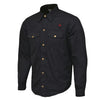 Men Motorcycle Kevlar Shirt Black 