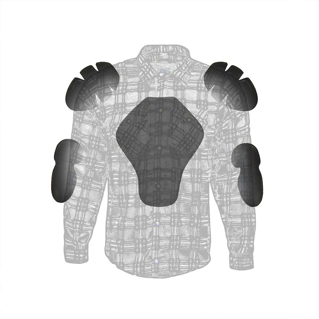 Flannel Kevlar Shirt CE standard internal armor pockets