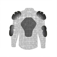 Flannel Kevlar Shirt CE standard internal armor pockets