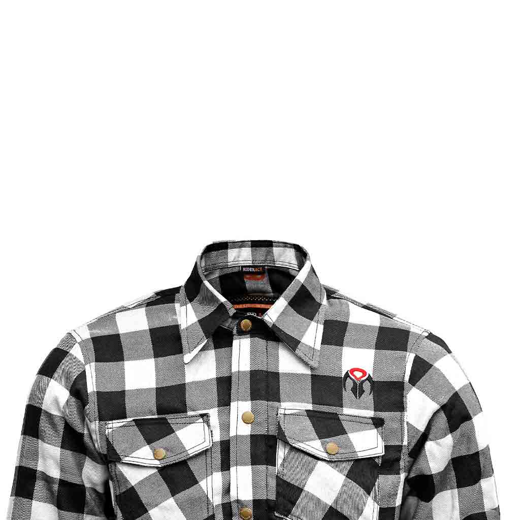 Soft brushed cotton flannel fabrics Kevlar Shirt 