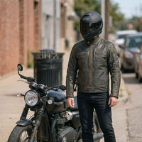 leather riding jacket