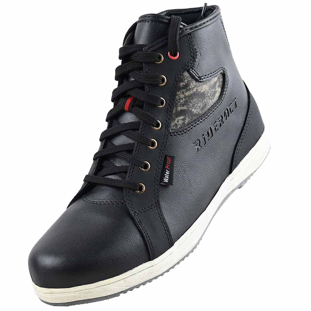 leather Mens Motorbike Boots