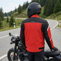 back view of Motorbike Waterproof Jacket Evolve