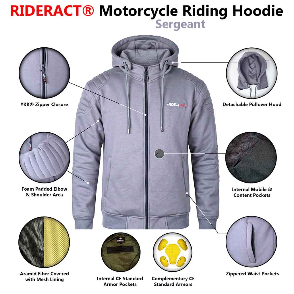 infographics motorcycle hoodie Rideract